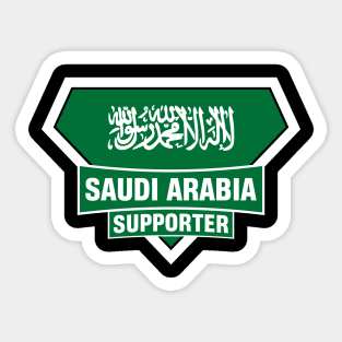 Saudi Arabia Super Flag Supporter Sticker